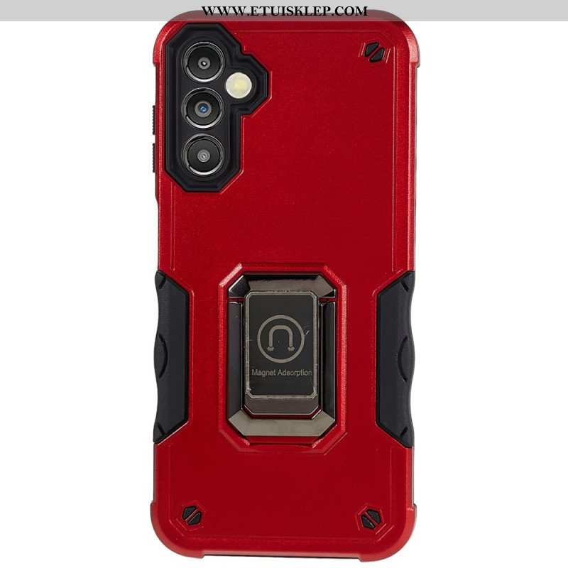 Etui do Samsung Galaxy A14 / A14 5G Wsparcie Pierścienia Z Efektem Metalu